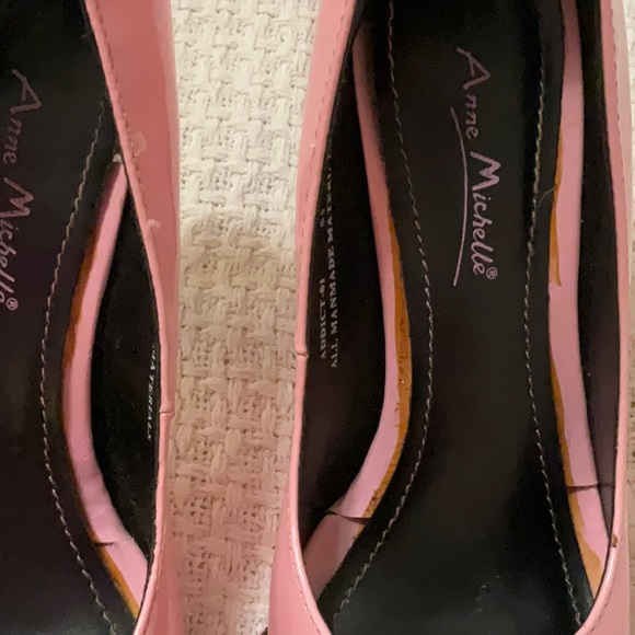 Ann Michelle Pink Patent Heels Size 5.5 - Picture 7 of 7